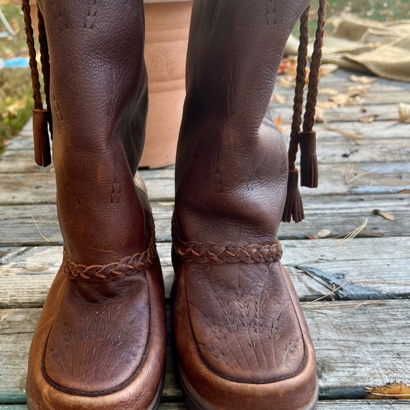 Manitobah Mukluks Womens 6 Leather Waterproof Tamarack Tall Boots - Picture 1 of 7